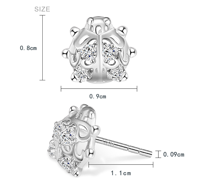 925純銀耳環 AchiCat 純銀飾 小瓢蟲