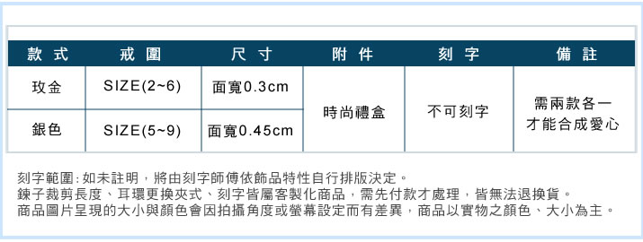 情侶對戒 ATeenPOP 珠寶白鋼戒指 約定戀人 尾戒 愛心 單個價格 七夕情人節禮物