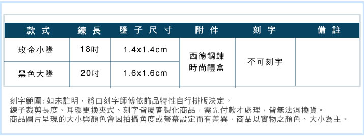 情侶項鍊 對鍊 ATeenPOP 珠寶白鋼項鍊 永愛不變 滾輪*單個價格* 情人節禮物