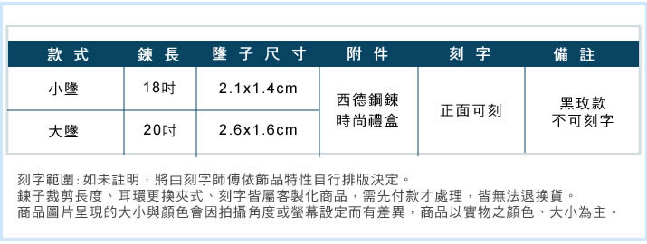 情侶項鍊 對鍊 ATeenPOP 送刻字 珠寶白鋼項鍊 遇上愛 無限愛戀 銀色款 *單個價格*情人節禮物