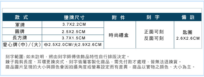 鑰匙圈 ATeenPOP 送刻字 情侶對飾 珠寶白鋼 客製 刻字吊牌 愛心圓牌 *單個價格*情人節禮